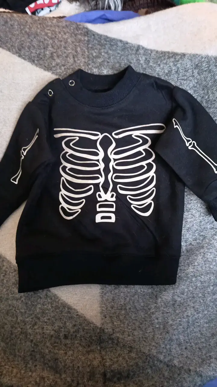 Conjunto infantil esqueleto negro - 2