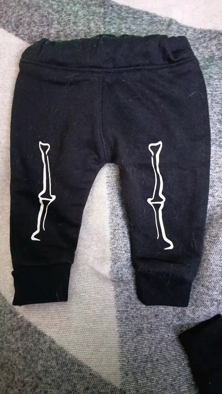 Conjunto infantil esqueleto negro - 3