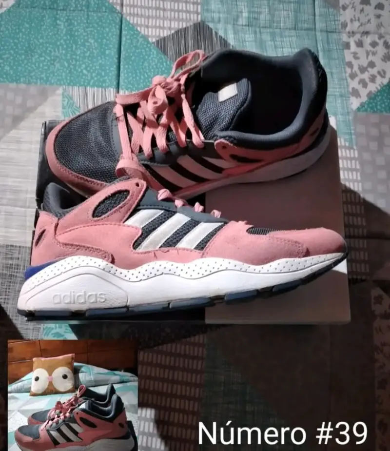 Zapatillas Adidas rosas número 39