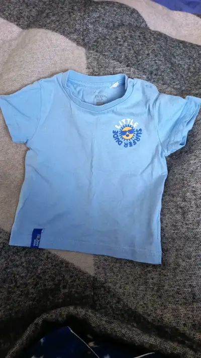 Polera azul para niño Little Surfer - miniatura 1