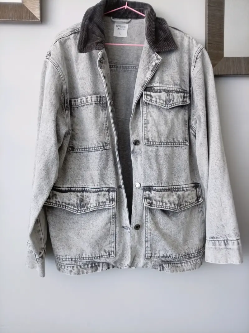 Chaqueta de mezclilla gris Opposite