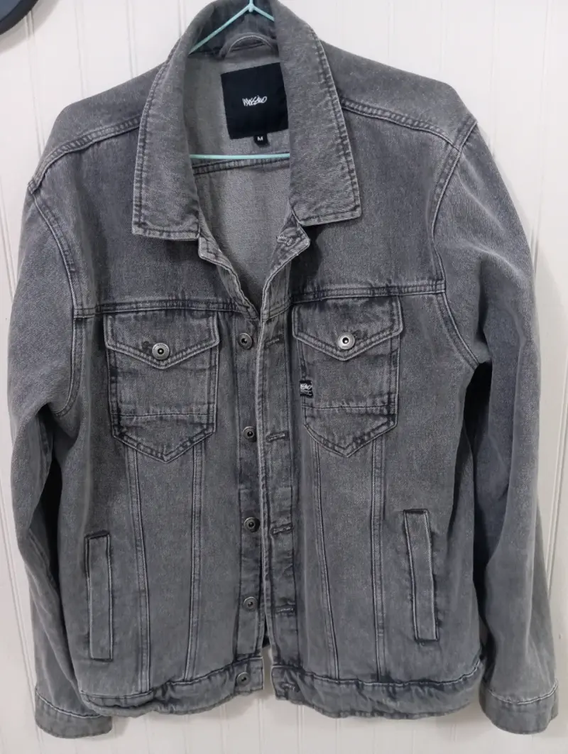 Chaqueta de mezclilla gris Mossimo - 2
