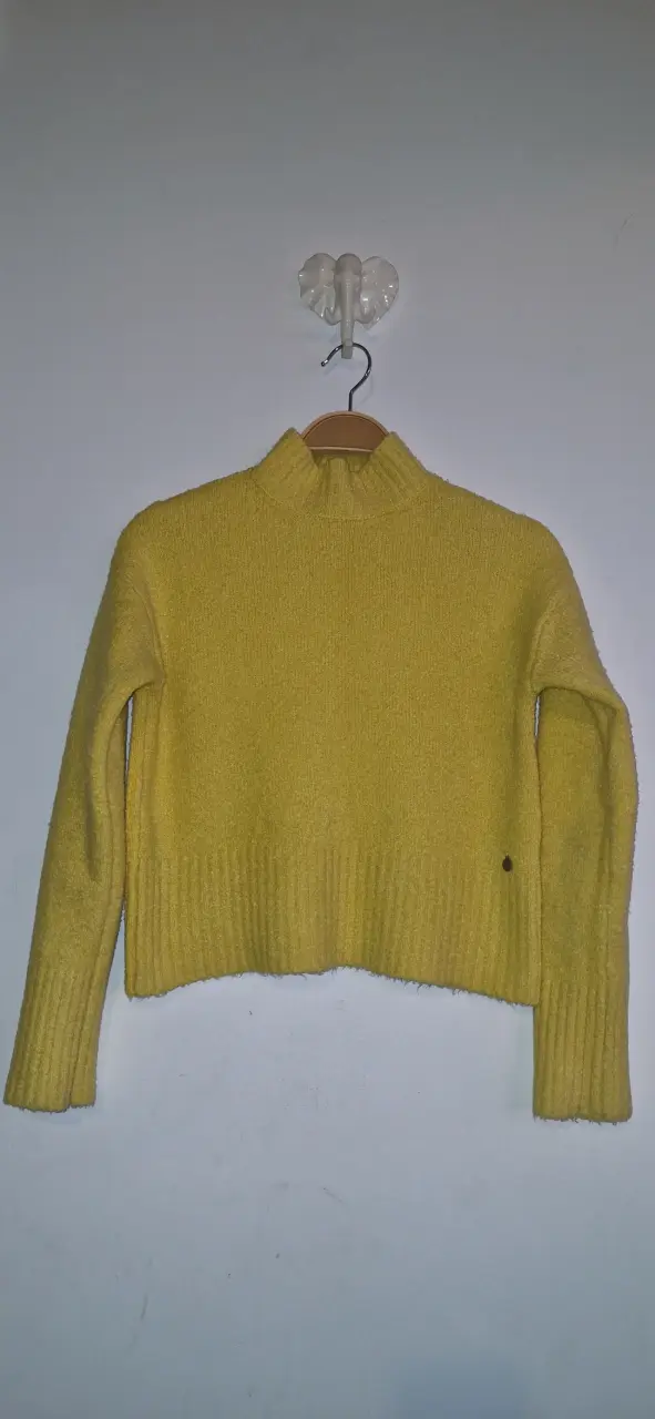 Suéter Americanino amarillo de lana para mujer - 5