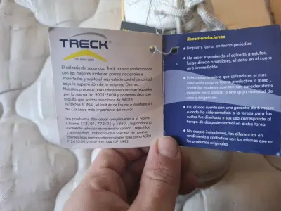 Zapatos de seguridad Treck blancos - miniatura 4
