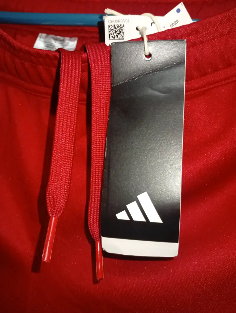Pantalones deportivos rojos Adidas talla M nuevos - 3