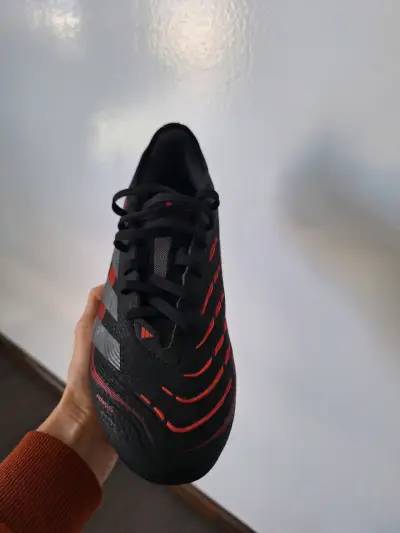 Botines de fútbol Adidas Predator negros - miniatura 3