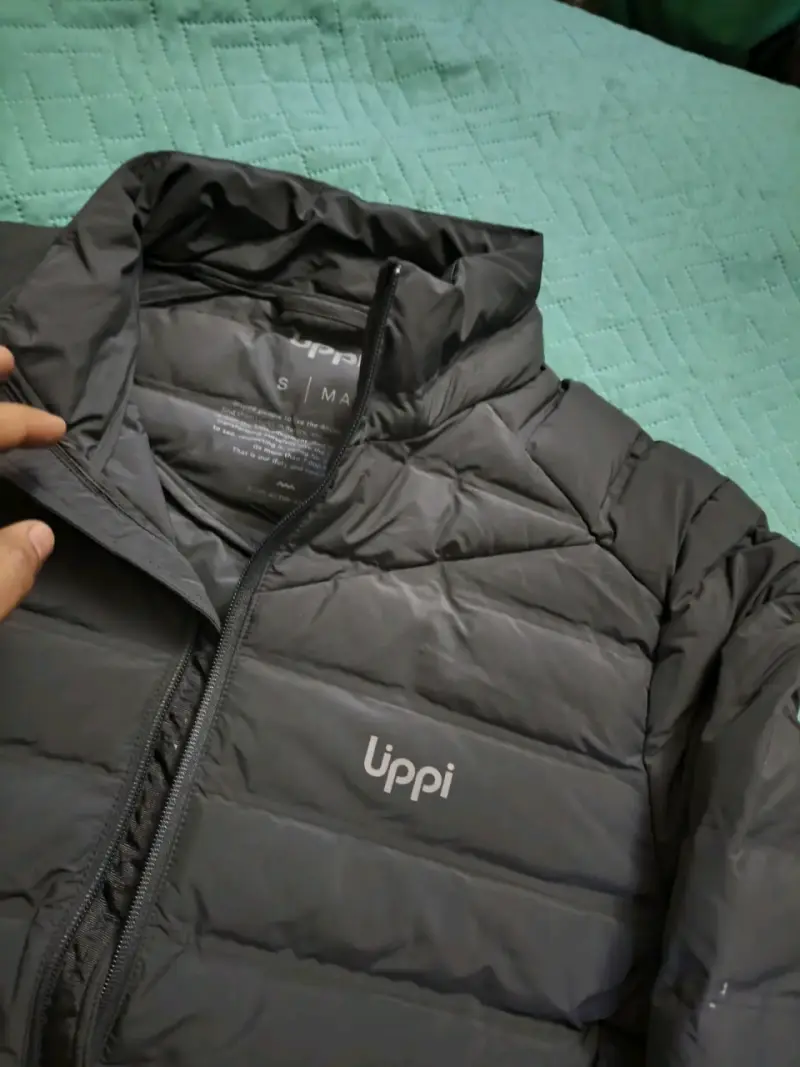 Chaqueta acolchada negra Uppii para hombre - 3