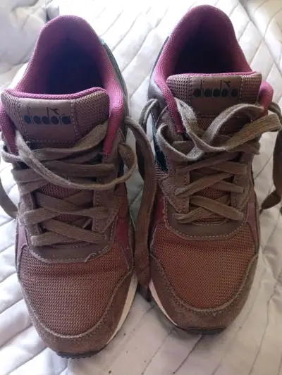 Zapatillas Diadora marrones para mujer - miniatura 1