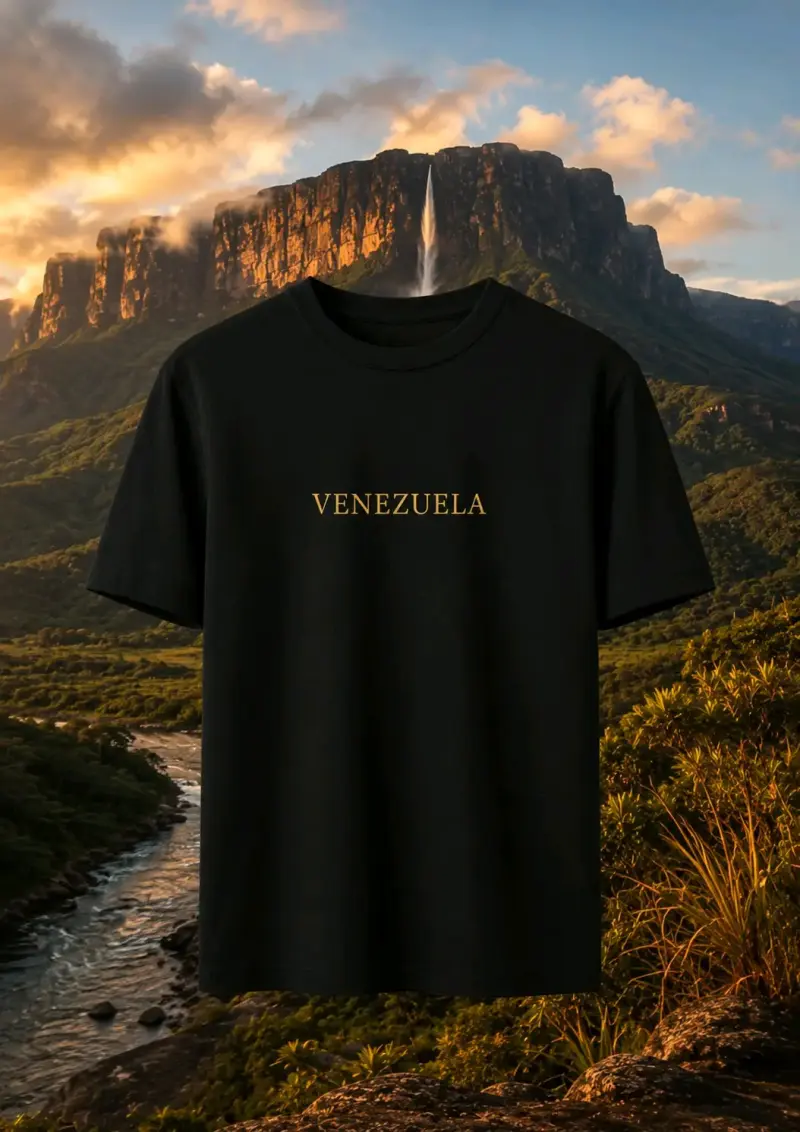 Polera negra con frase Salmo 23:4 - 3