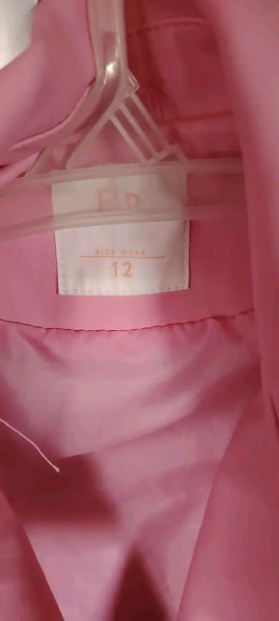 Chaqueta rosa para niña talla 12 - 1