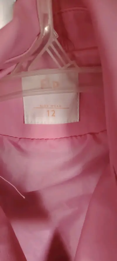 Chaqueta rosa para niña talla 12 - miniatura 1