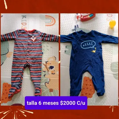 Pijamas para bebé talla rn-6 meses - miniatura 1