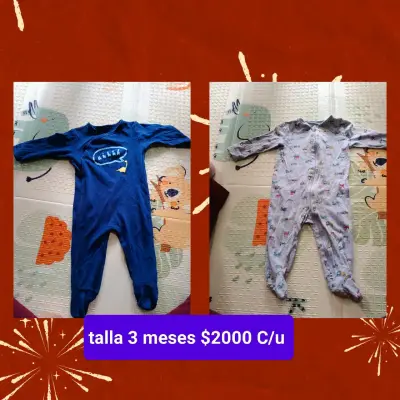 Pijamas para bebé talla rn-6 meses - miniatura 2