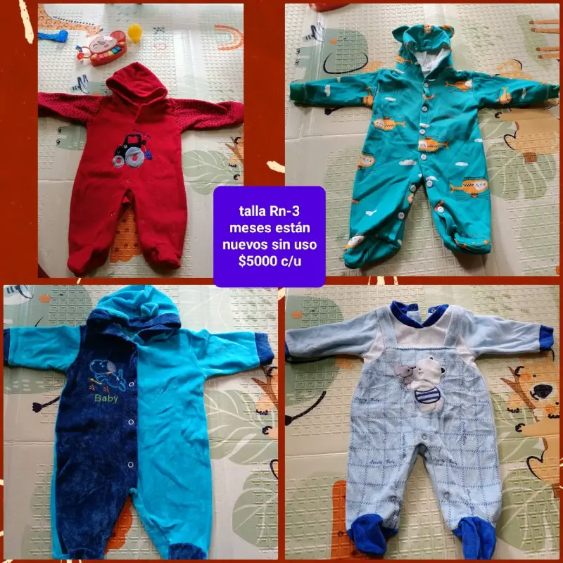 Pijamas para bebé talla rn-6 meses - 4