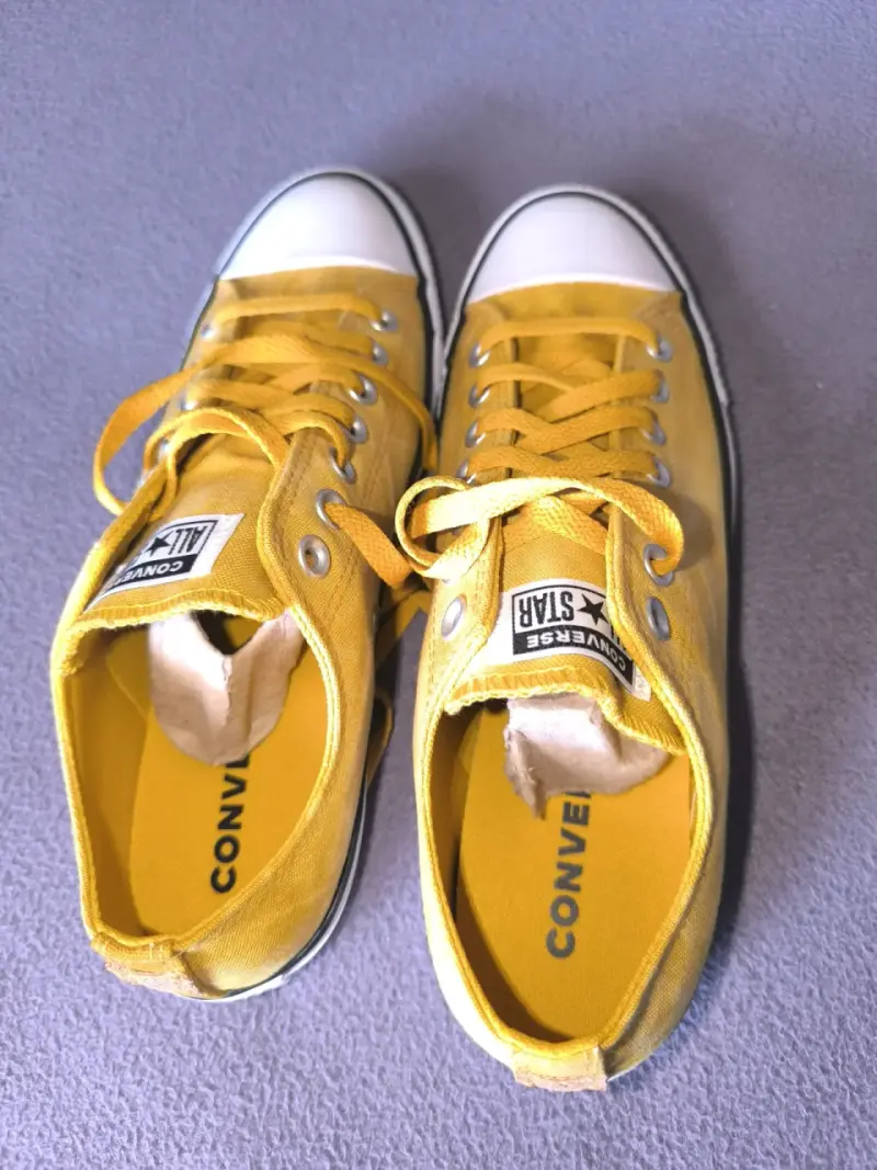 Zapatillas Converse Chuck Taylor amarillas mostaza - 4
