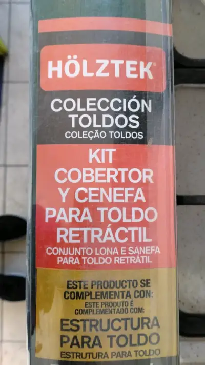 Kit cobertor y cenefa para toldo retráctil Hölztek - miniatura 1