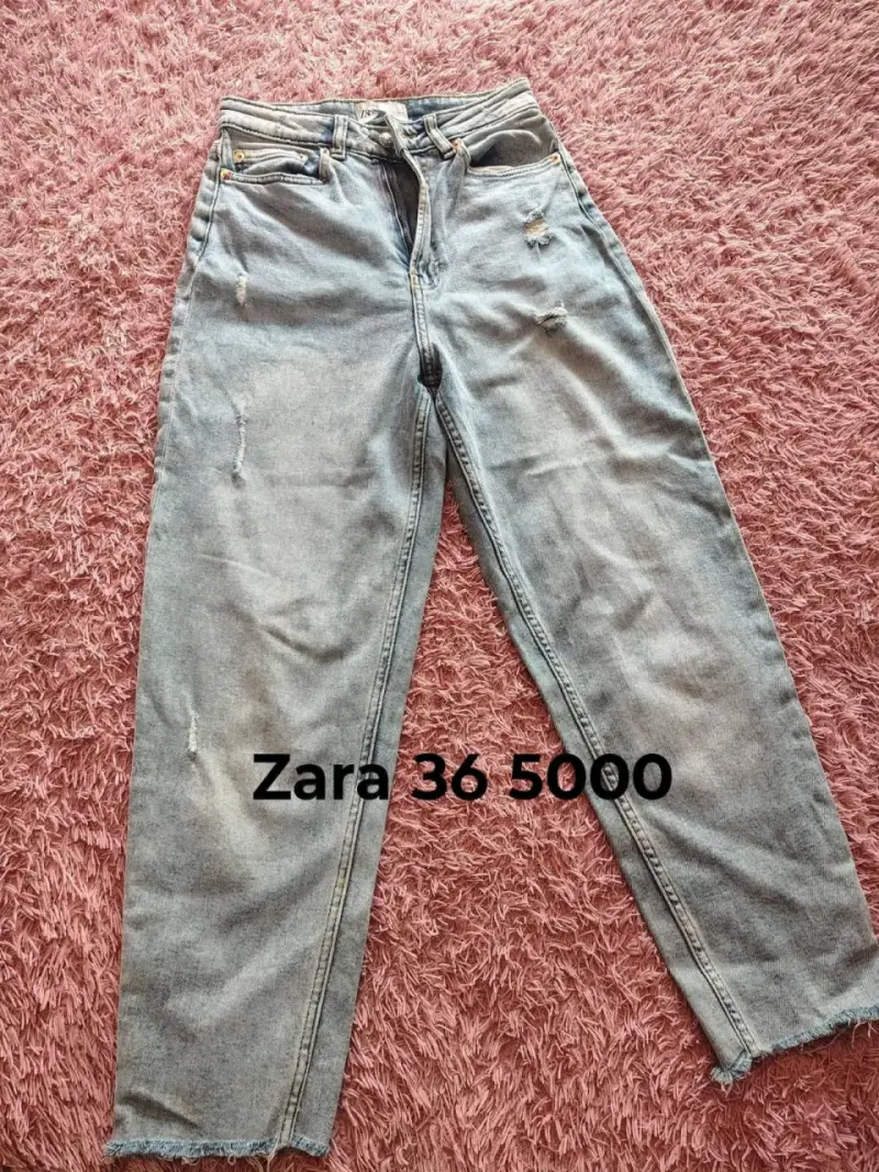 Jeans cargo elásticos talla 36 - 2