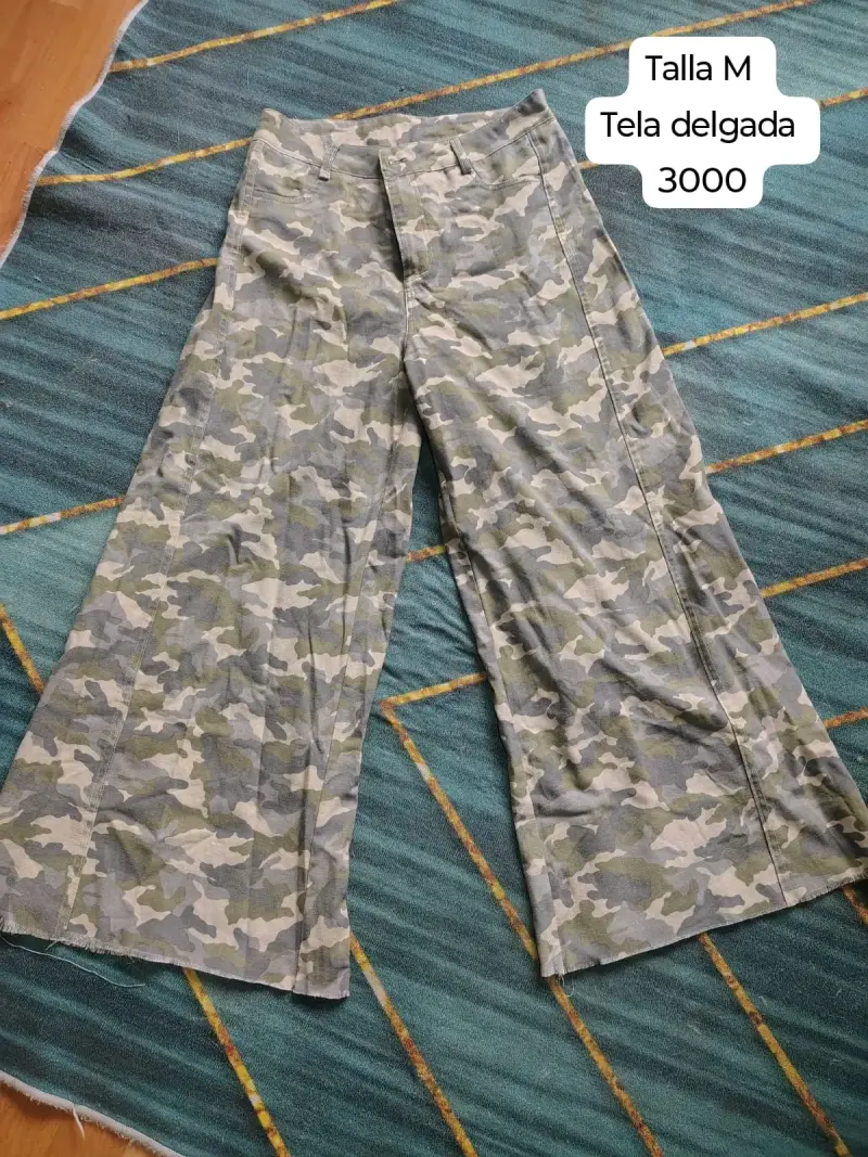 Jeans cargo elásticos talla 36 - 6