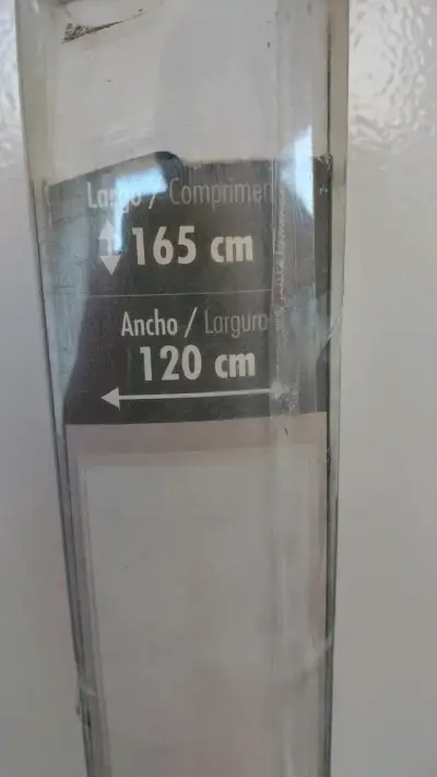 Cortina enrollable blackout crudo 100% poliéster - miniatura 2