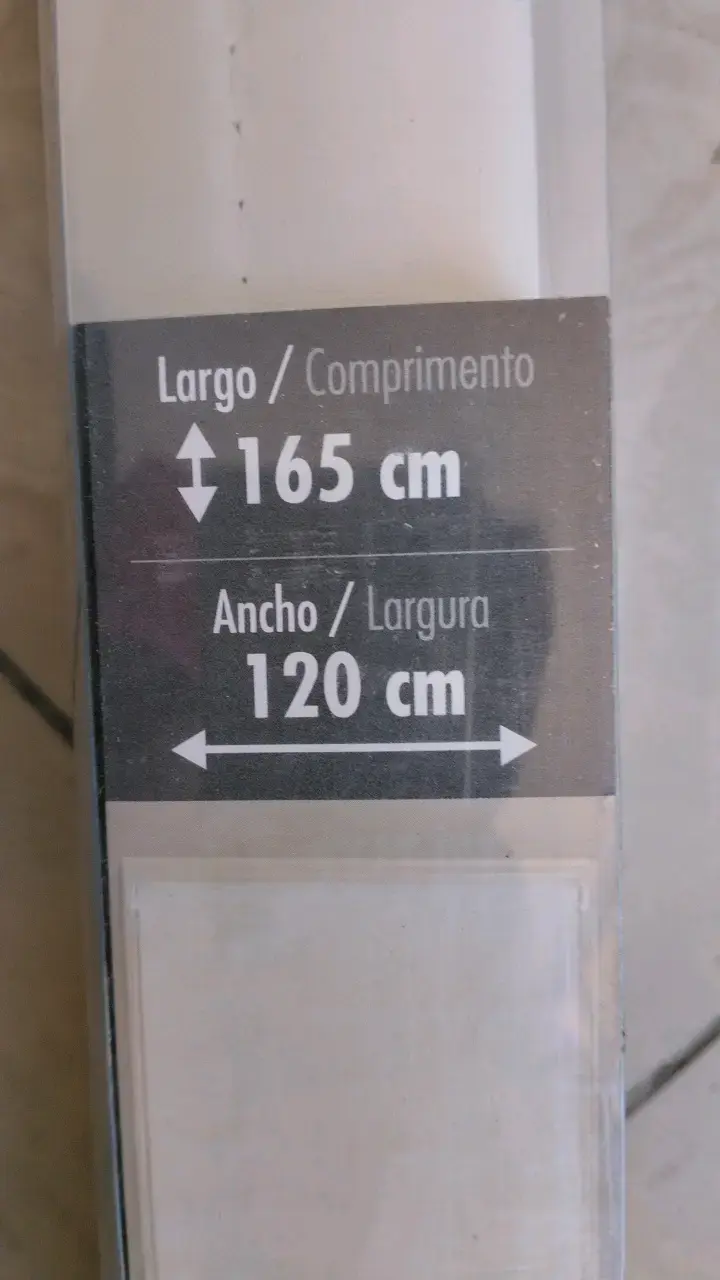 Cortina enrollable blackout crudo 100% poliéster - 5