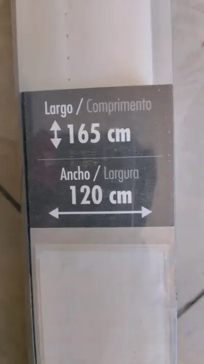 Cortina enrollable blackout crudo 100% poliéster - miniatura 5