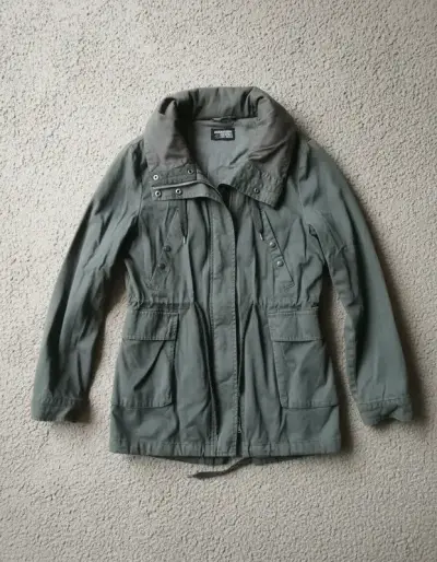 Parka verde Americano Outerwear - miniatura 4