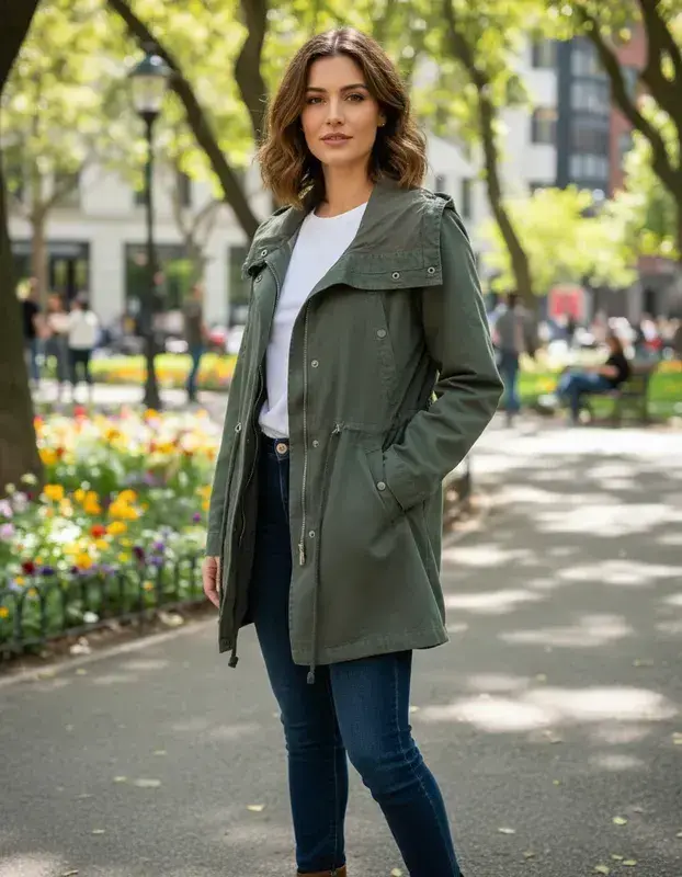 Parka verde Americano Outerwear - 6