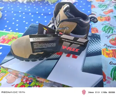 Botas de seguridad V-Flex marrón y negro - miniatura 2