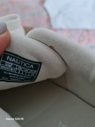 Zapatillas blancas con velcro para niños - miniatura 5