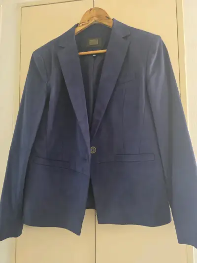 Blazer azul marino para mujer talla 46 - miniatura 1
