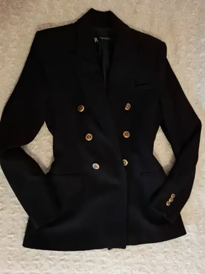 Blazer negro zara XS - miniatura 2