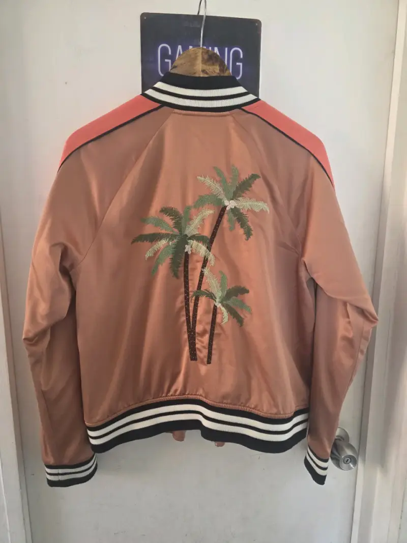 Chaqueta bomber Mossimo floral bordada - 4