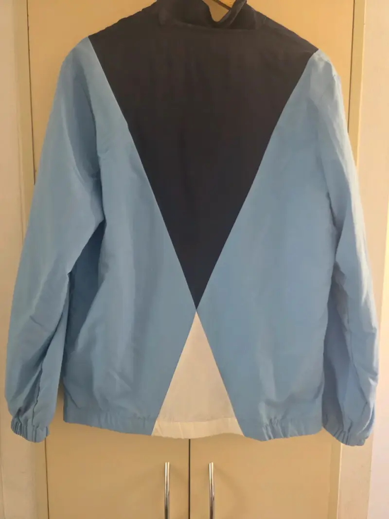 Chaqueta cortaviento Ellesse azul y celeste - 2