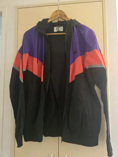 Chaqueta cortaviento vintage BC multicolor - miniatura 1