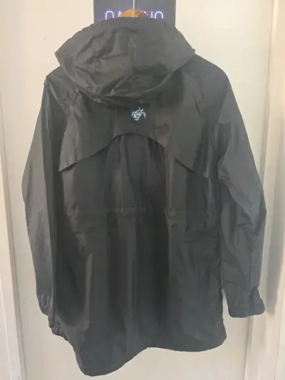 Parka negra impermeable Haka Honu - miniatura 3