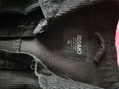 Chaquetilla negra de pana talla L-XL - miniatura 2