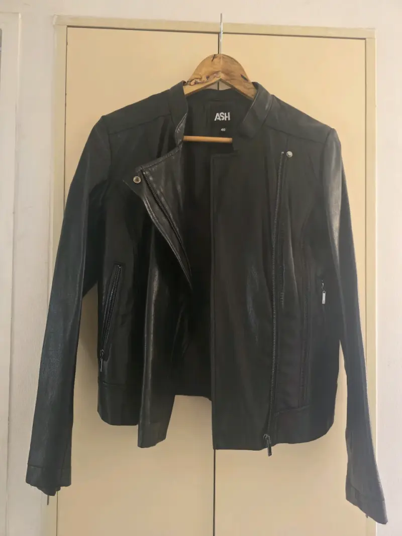 Chaqueta de cuero negra ASH para mujer - 2