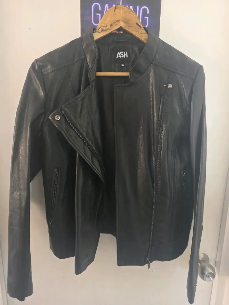 Chaqueta de cuero negra ASH para mujer - 5
