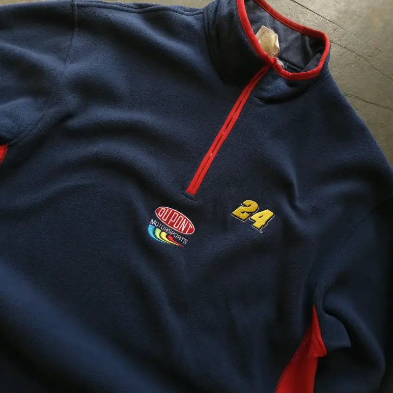 Polerón NASCAR Dupont azul y rojo - 4