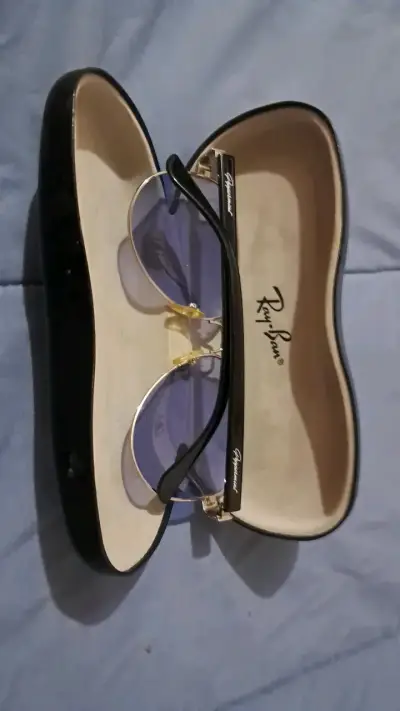 Gafas de sol Ray-Ban aviador doradas - miniatura 3