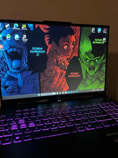 Laptop ASUS TUF Gaming a16 con teclado RGB - miniatura 1