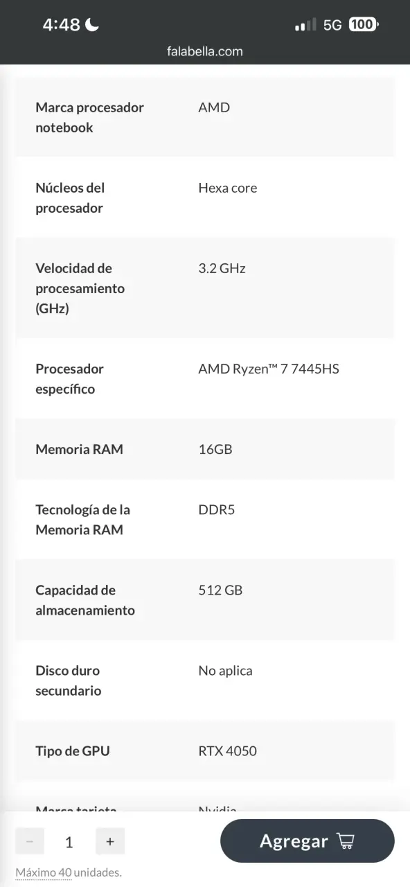 Laptop ASUS TUF Gaming a16 con teclado RGB - 3