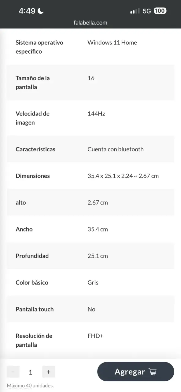 Laptop ASUS TUF Gaming a16 con teclado RGB - 5