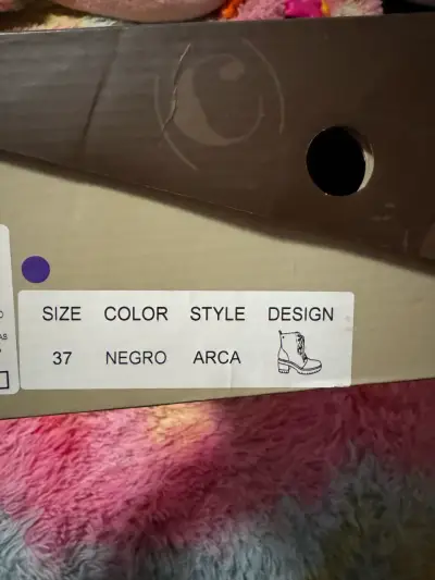 Botines negros de cuero con plataforma - miniatura 4