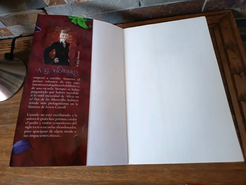 Libro "Delirios" de A.G. Howard original - 3