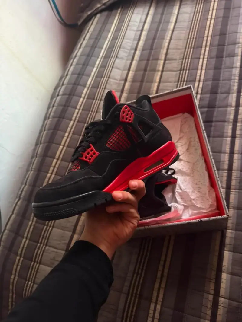 Jordan retro 4 red thunder con caja - 6