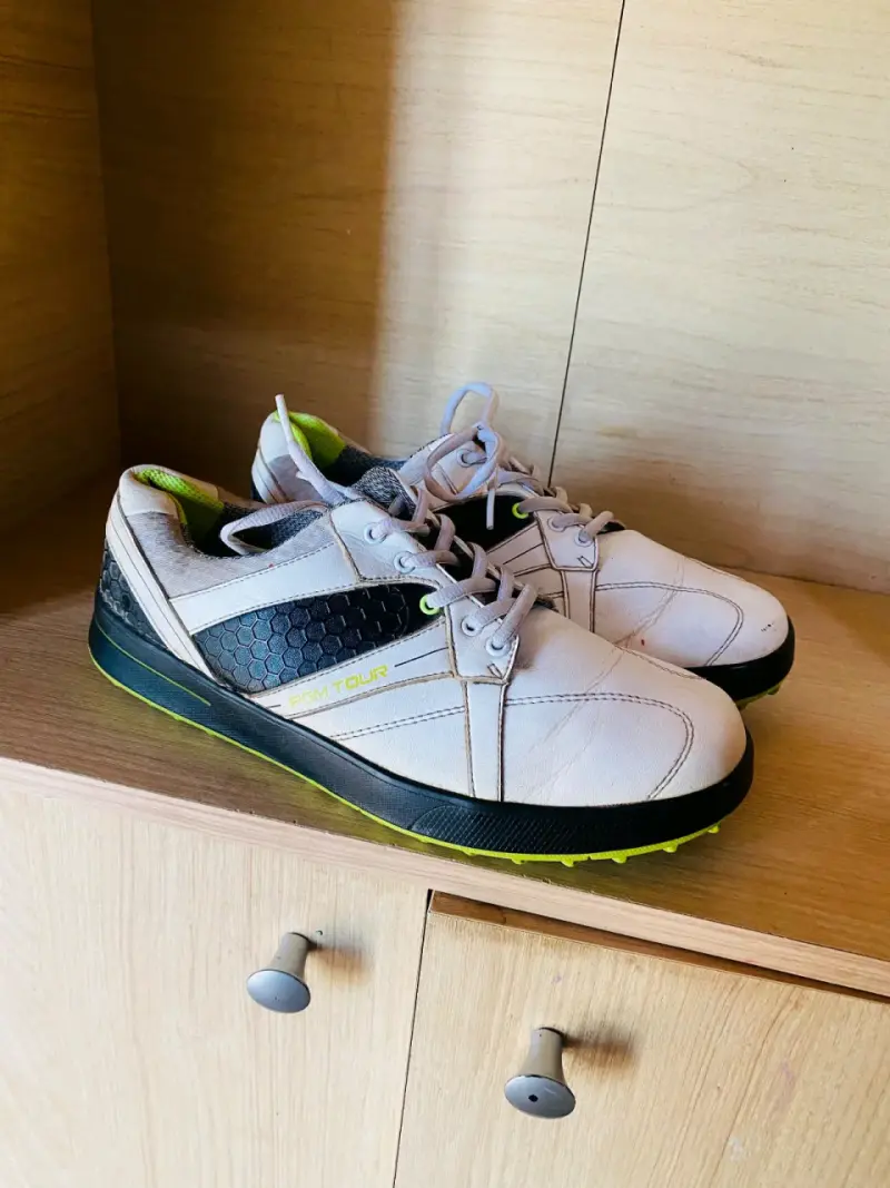 Zapatillas de golf PGM Tour blancas - 5