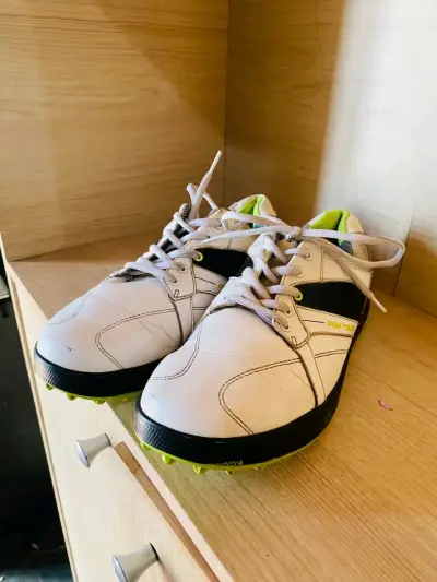 Zapatillas de golf PGM Tour blancas - miniatura 6