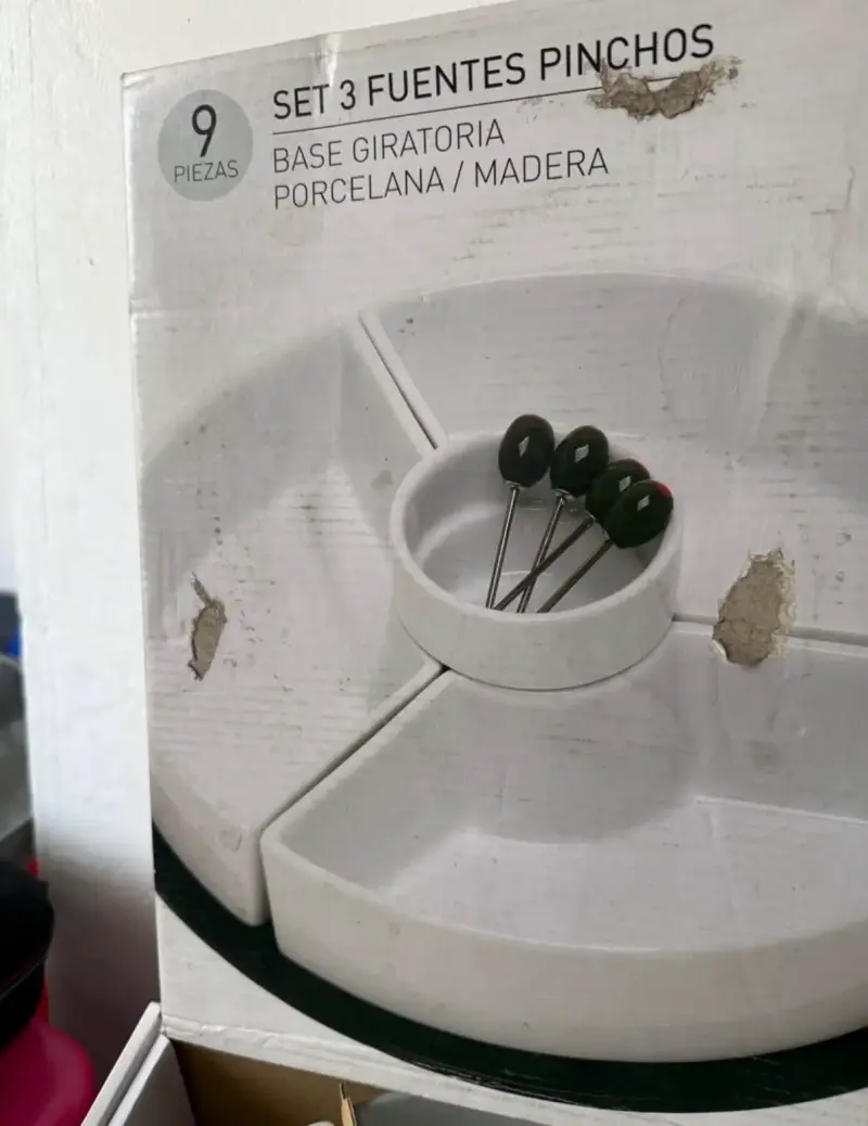 Set de platos de cerámica para aperitivos - 2