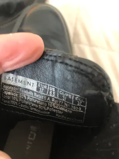 Botines Basament de cuero negro para mujer - miniatura 4